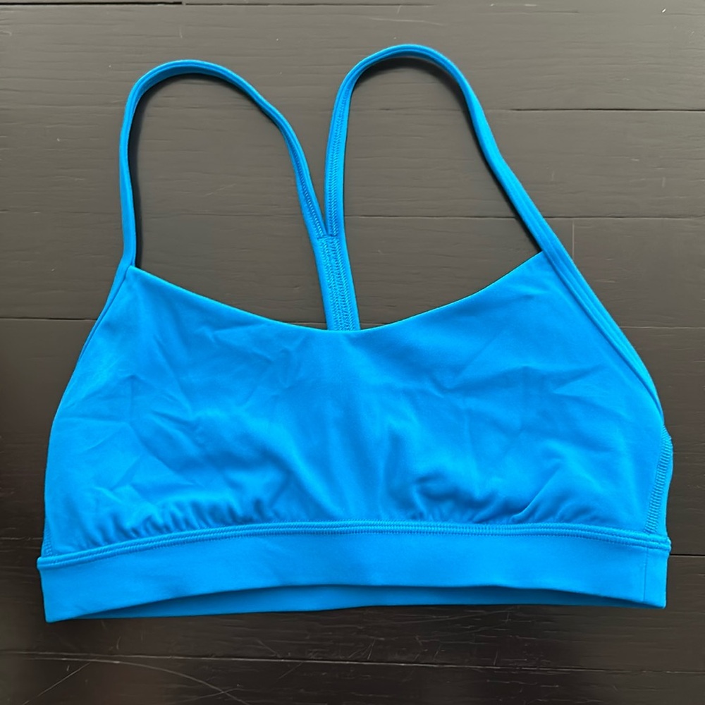 NWOT Lululemon Flow Y Bra, Poolside, 6
